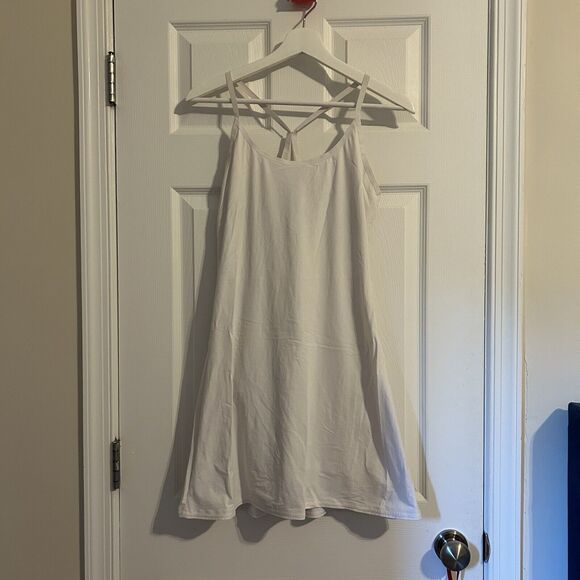 Outdoor Voices Exercise Dress White Classic Women's Small Stretch Workout Summer - Picture 2 of 10